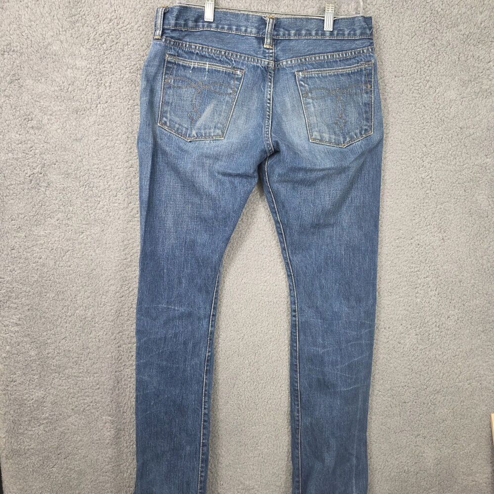 Double RL RRL Jeans Women's 30x34 Blue Japan Woven Selvedge Denim - Picture 5 of 13